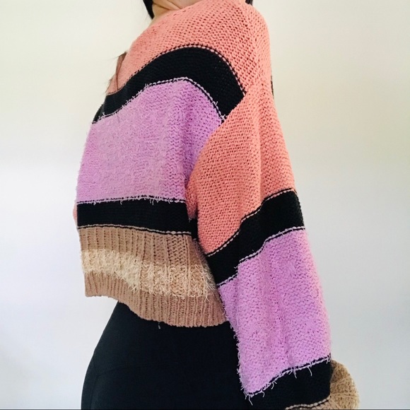 Urban Outfitters Beau Striped Boat Neck Sweater - Picture 4 of 11